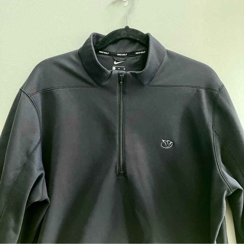Nike Golf Therma Repel 1/2 Zip Pullover Black Men’s Size XL Activewear Fleece